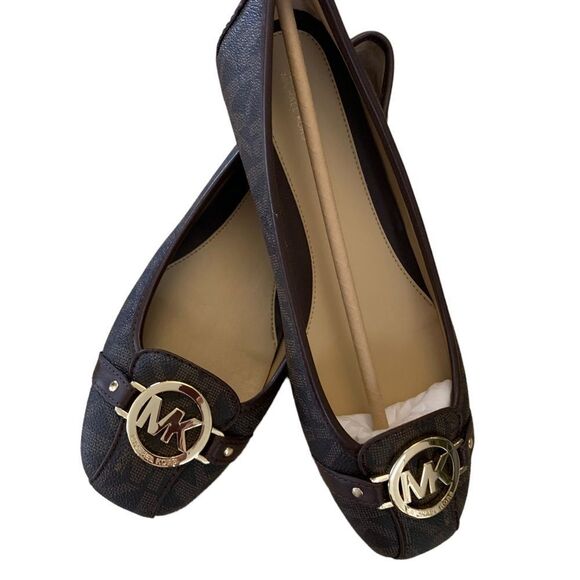Michael Kors Fulton Moc MK Signature ballet style driving shoe. New in Box 9.5 - Picture 3 of 16